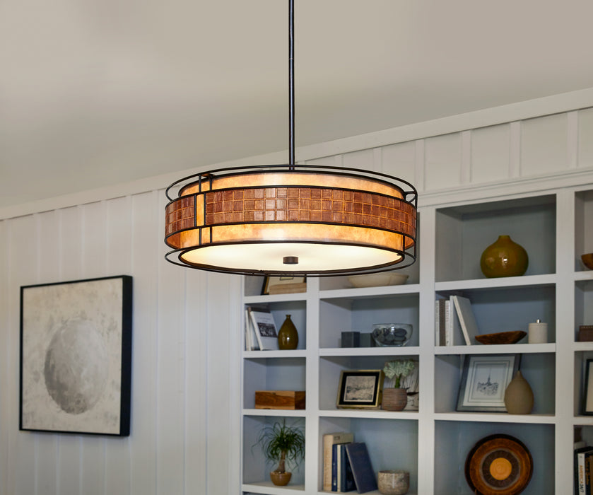 Myhouse Lighting Quoizel - MC8420CRC - Four Light Pendant - Laguna - Renaissance Copper