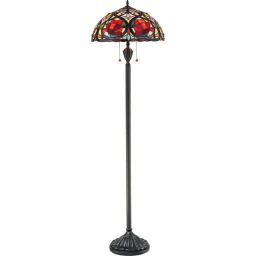 Myhouse Lighting Quoizel - TF879F - Two Light Floor Lamp - Larissa - Vintage Bronze