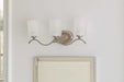 Myhouse Lighting Progress Lighting - P2020-09 - Three Light Bath Bracket - Inspire - Brushed Nickel