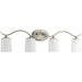 Myhouse Lighting Progress Lighting - P2021-09 - Four Light Bath - Inspire - Brushed Nickel