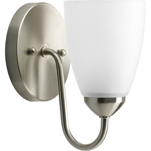 Myhouse Lighting Progress Lighting - P2706-09 - One Light Bath - Gather - Brushed Nickel