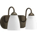 Myhouse Lighting Progress Lighting - P2707-20 - Two Light Bath - Gather - Antique Bronze
