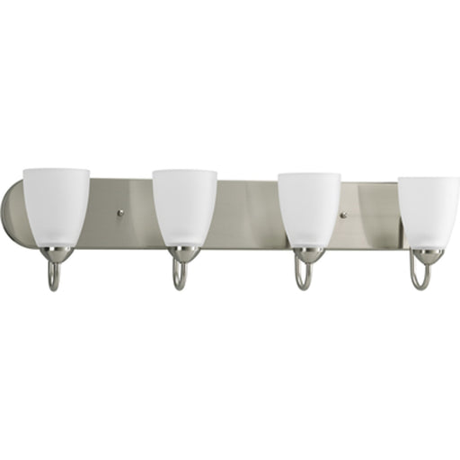 Myhouse Lighting Progress Lighting - P2709-09 - Four Light Bath - Gather - Brushed Nickel