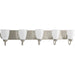 Myhouse Lighting Progress Lighting - P2713-09 - Five Light Bath - Gather - Brushed Nickel