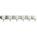 Myhouse Lighting Progress Lighting - P2714-09 - Six Light Bath - Gather - Brushed Nickel