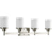 Myhouse Lighting Progress Lighting - P2998-09 - Four Light Bath - Alexa - Brushed Nickel