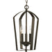 Myhouse Lighting Progress Lighting - P3928-20 - Three Light Foyer Pendant - Gather - Antique Bronze