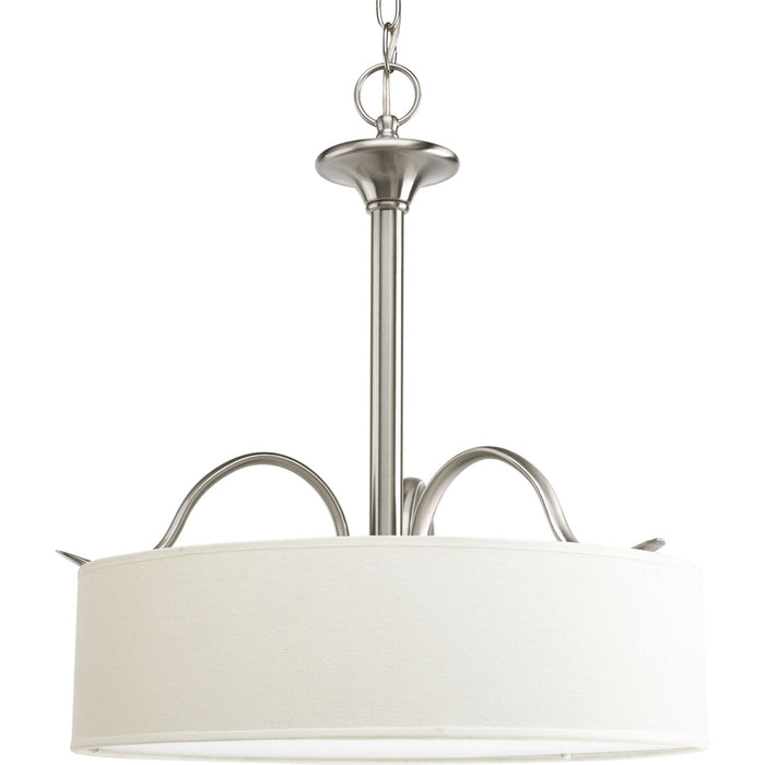 Myhouse Lighting Progress Lighting - P3931-09 - Three Light Pendant - Inspire - Brushed Nickel