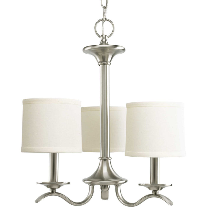 Myhouse Lighting Progress Lighting - P4632-09 - Three Light Chandelier - Inspire - Brushed Nickel