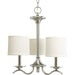 Myhouse Lighting Progress Lighting - P4632-09 - Three Light Chandelier - Inspire - Brushed Nickel