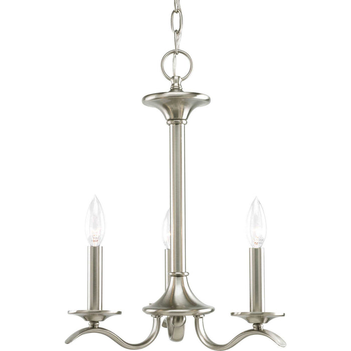 Myhouse Lighting Progress Lighting - P4632-09 - Three Light Chandelier - Inspire - Brushed Nickel