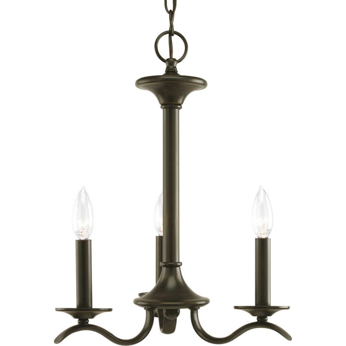 Myhouse Lighting Progress Lighting - P4632-20 - Three Light Chandelier - Inspire - Antique Bronze