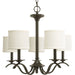 Myhouse Lighting Progress Lighting - P4635-20 - Five Light Chandelier - Inspire - Antique Bronze