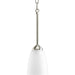 Myhouse Lighting Progress Lighting - P5113-09 - One Light Mini Pendant - Gather - Brushed Nickel