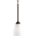 Myhouse Lighting Progress Lighting - P5113-20 - One Light Mini Pendant - Gather - Antique Bronze