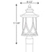 Myhouse Lighting Progress Lighting - P6404-122 - One Light Post Lantern - Resort - Aged Copper