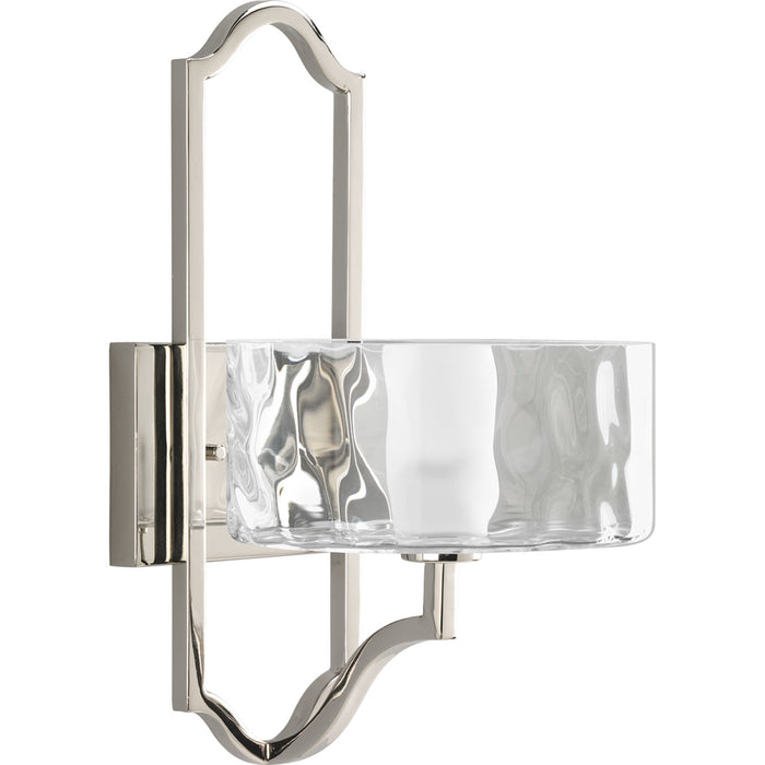 Myhouse Lighting Progress Lighting - P7046-104WB - One Light Wall Sconce - Caress - Polished Nickel