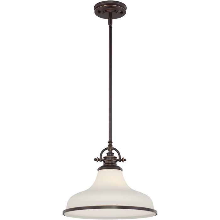 Myhouse Lighting Quoizel - GRT2814PN - One Light Pendant - Grant - Palladian Bronze