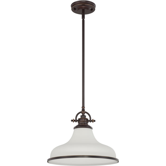 Myhouse Lighting Quoizel - GRT2814PN - One Light Pendant - Grant - Palladian Bronze