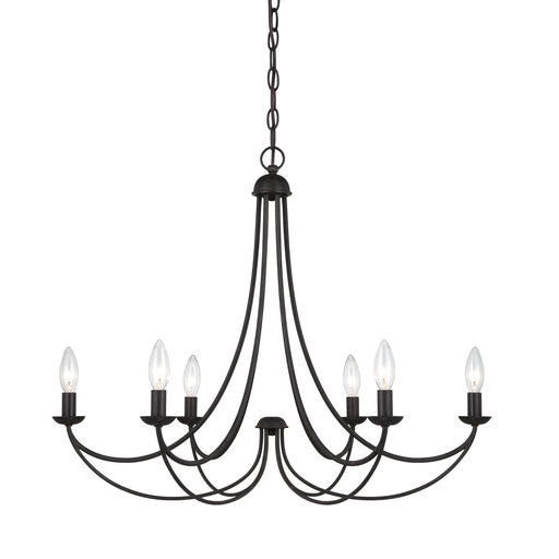 Myhouse Lighting Quoizel - MRN5006IB - Six Light Chandelier - Mirren - Imperial Bronze