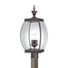 Myhouse Lighting Quoizel - OAS9009Z - Three Light Outdoor Post Lantern - Oasis - Medici Bronze