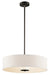 Myhouse Lighting Kichler - 42121OZ - Three Light Pendant/Semi Flush Mount - No Family - Olde Bronze