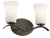 Myhouse Lighting Kichler - 45375OZ - Two Light Bath - Armida - Olde Bronze