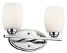 Myhouse Lighting Kichler - 5097CH - Two Light Bath - Eileen - Chrome