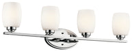 Myhouse Lighting Kichler - 5099CH - Four Light Bath - Eileen - Chrome