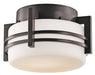 Myhouse Lighting Kichler - 9557AZ - One Light Outdoor Ceiling Mount - Pacific Edge - Architectural Bronze