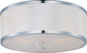 Myhouse Lighting Maxim - 39821BCWTPC - Three Light Semi-Flush Mount - Metro - Polished Chrome