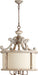 Myhouse Lighting Quorum - 8052-4-56 - Four Light Pendant - La Maison - Manchester Grey w/ Rust Accents