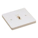 Myhouse Lighting Nora Lighting - NT-319W - Monopoint Canopy Feed, 1 Circuit Track, Line Voltage - Track Syst & Comp-1 Cir - White