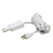 Myhouse Lighting Nora Lighting - NT-321W - Cord And Plug Set, 12', 1 Circuit Track - Track Syst & Comp-1 Cir - White
