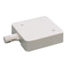 Myhouse Lighting Nora Lighting - NT-348W - T-Bar Live End Feed, 1 Circuit Track - Track Syst & Comp-1 Cir - White