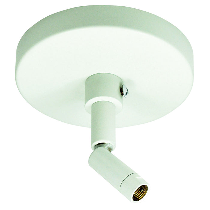 Myhouse Lighting Nora Lighting - NT-349W - Sloped Ceiling Adapter, 1 Or 2 Circuit Track - Track Syst & Comp-1 Cir - White