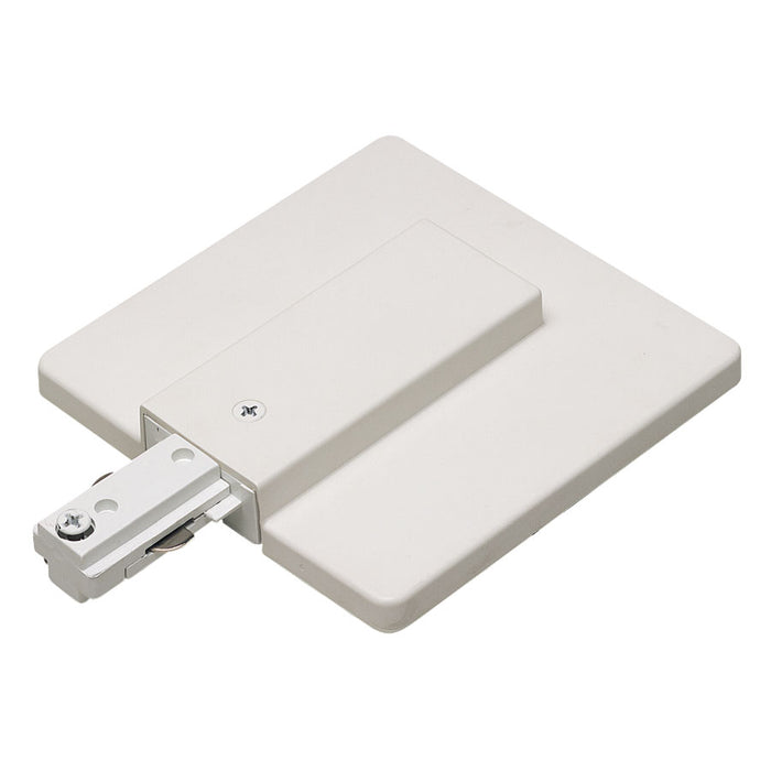 Myhouse Lighting Nora Lighting - NT-352W - Live End Feed W/ Canopy, 1 Circuit Track - Track Syst & Comp-1 Cir - White
