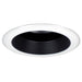 Myhouse Lighting Nora Lighting - NT-5001B - 5" Baffle Splay Trim W/ Flange - Rec Inc 5" Trim - Black
