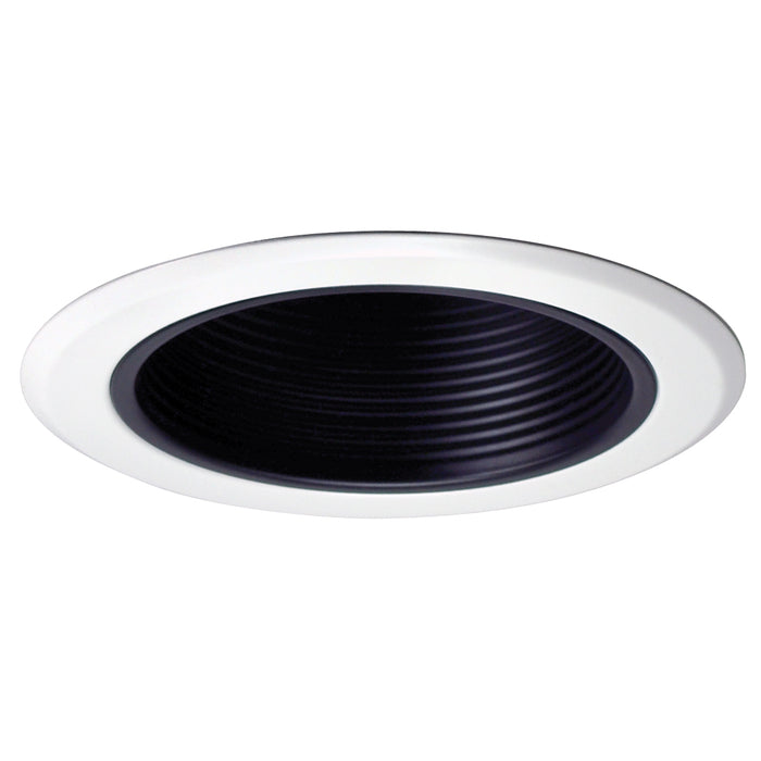 Myhouse Lighting Nora Lighting - NT-5010B - 5" Stepped Baffle W/ Metal Ring & Bracket - Rec Inc 5" Trim - Black