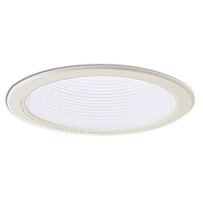 Myhouse Lighting Nora Lighting - NL-610W - 6" Adjustable Stepped Baffle Trim W/ Plastic Ring - Rec Lv 6" Trim - White