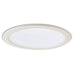 Myhouse Lighting Nora Lighting - NL-610W - 6" Adjustable Stepped Baffle Trim W/ Plastic Ring - Rec Lv 6" Trim - White