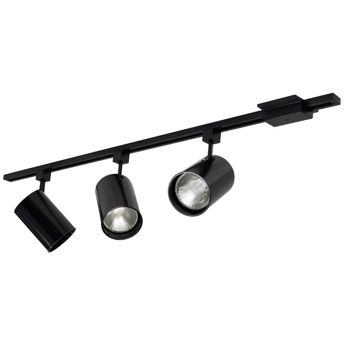 Myhouse Lighting Nora Lighting - NTL-151B - Trk Pk, 3-Flat Cyl Par30 - Track Track Pack - Black