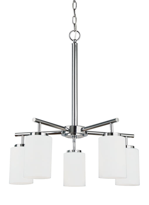 Myhouse Lighting Generation Lighting - 31161-05 - Five Light Chandelier - Oslo - Chrome