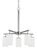 Myhouse Lighting Generation Lighting - 31161-05 - Five Light Chandelier - Oslo - Chrome