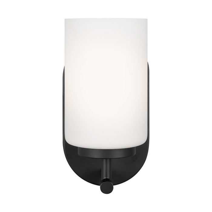 Myhouse Lighting Generation Lighting - 41160-112 - One Light Wall / Bath Sconce - Oslo - Midnight Black