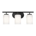 Myhouse Lighting Generation Lighting - 41162-112 - Three Light Wall / Bath - Oslo - Midnight Black