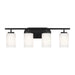 Myhouse Lighting Generation Lighting - 41163-112 - Four Light Wall/ Bath - Oslo - Midnight Black