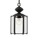 Myhouse Lighting Generation Lighting - 6008-12 - One Light Outdoor Semi-Flush Convertible Pendant - Classico - Black