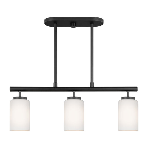 Myhouse Lighting Generation Lighting - 66160-112 - Three Light Island Pendant - Oslo - Midnight Black