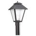 Myhouse Lighting Generation Lighting - 82065-12 - One Light Outdoor Post Lantern - Polycarbonate Outdoor - Black